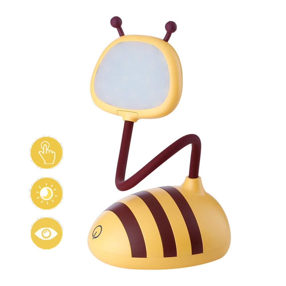 CZHJG Student Reading Book Light USB Touch Clip Eye Protection Lamp Black 10X7X35.6Cm