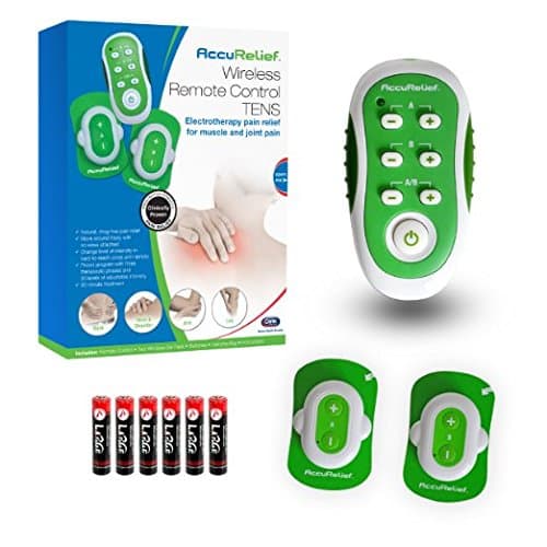 AccuRelief Wireless TENS Electrotherapy Pain Relief System And Wireless Remote Control TENS Supply Kit