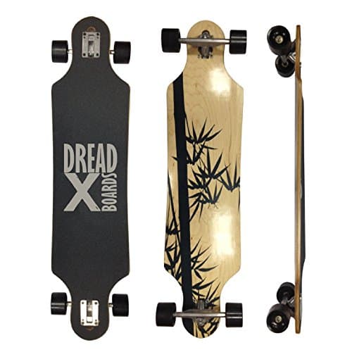 DreadXBoards Canadian Maple Longboards (bambooleaves dropthrough 41")