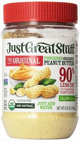 Just Great Stuff 6.35 Ounce Stuff Organic Powdered Peanut Butter