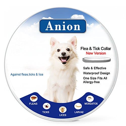 Flea Tick Collar for Dogs and Cats (Grey) - Repel &amp; Prevent Fleas, Pests, Insects,Water Resistant,8 Month Protection,One Size Fits All(New Version)