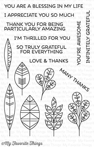 My Favorite Things Clear Stamp Set - LJD Geometric Greenery