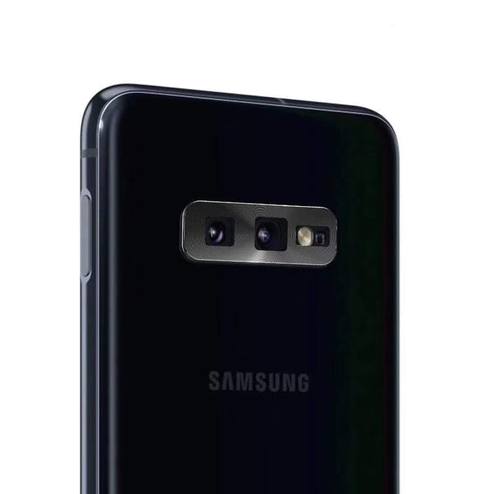 iyanzi Rear Back Cover Camera Lens Protector Ring Bumper Cover Full Protection for Samsung Galaxy S10 Lite S10e - Black