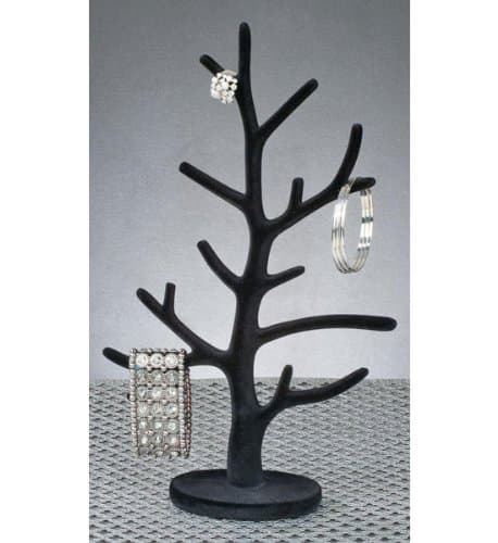 16 Branch Tree Jewelry Stand Velour