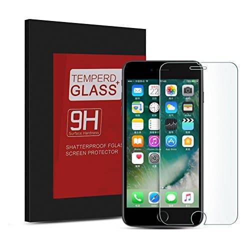 KPAO iPhone 8 Screen Protector,Tempered Glass Screen Protector for iPhone 7 (2-Pack)