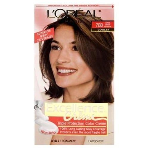 Exc H/C Bge Blnd #7bb R Size 1ct L'Oreal Excellence Creme Hair Color Dark Beige Blonde #7bb