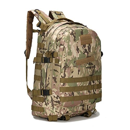 GiDiProtea PUBG Level 3 Backpack Fortnite Equipment Multi-functional Camouflage Army Backpack Multicolor (New camouflage)