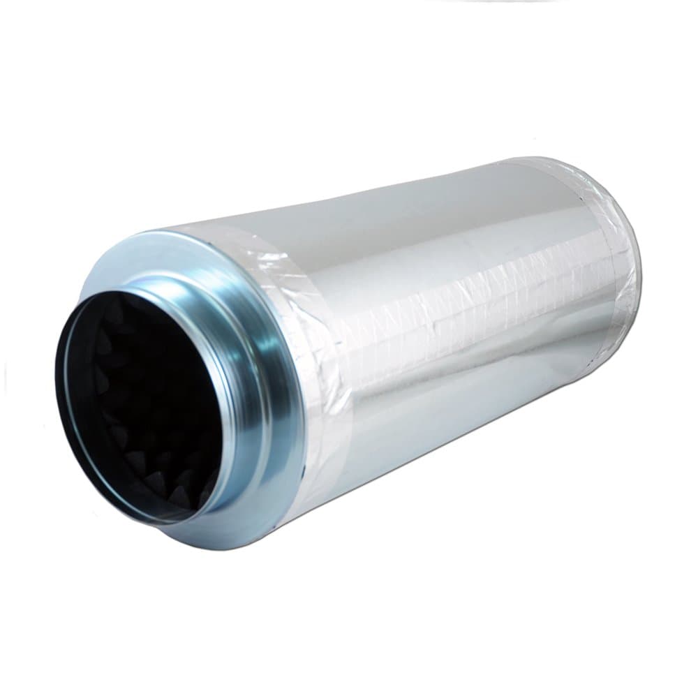 Lighthouse Hydro Duct Muffler Inline Fan Hydroponics Noise Reducer/Silencer, 8-Inch