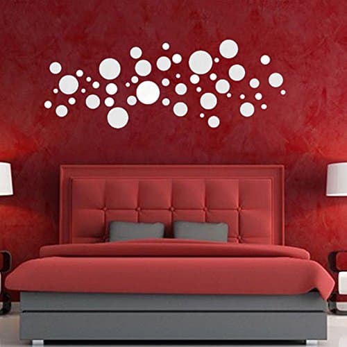 YanCui@ DIY Wall Clock Sticker 3D Mirror Wall Stickers