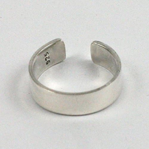 Gower Coast CraftsSolid Silver Handmade Adjustable 5mm Toe Ring. Hallmarked