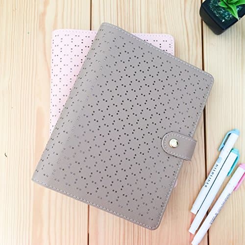 A5 planner - glossy brown with 6 big rings, perfect for making notes