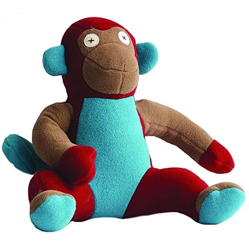 Cate and Levi 16" to 22" Handmade Softy Monkey Stuffed Animal (100% USA Polar Fleece)