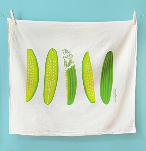 Big Dill Pickle Kitchen Flour Sack Towel