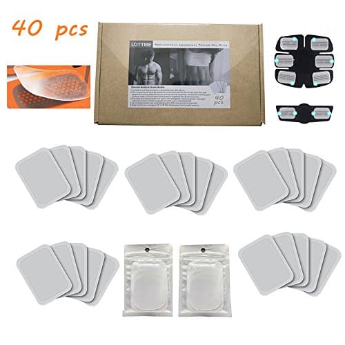 XINME Replacement Gel Pad,Abs Trainer Replacement Gel Pad, Abdominal Toning Belt Muscle Toner Training Gear Fit Training and Arm Fit Training Fitness Exerciser Belts Abs Trainer Accessories (40)