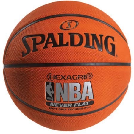 Spalding NBA Neverflat Hexagrip Soft Grip, 28.5" | Spalding NBA Soft Grip Cover