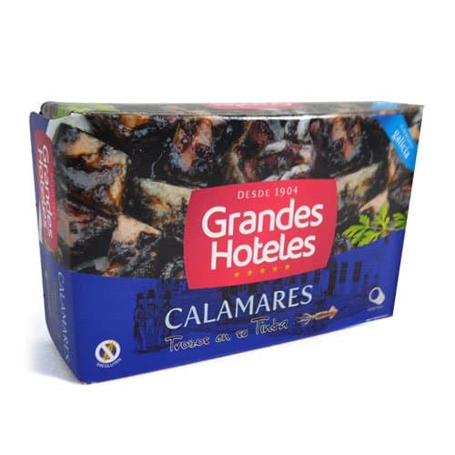 Calamari - squid pieces in their own ink