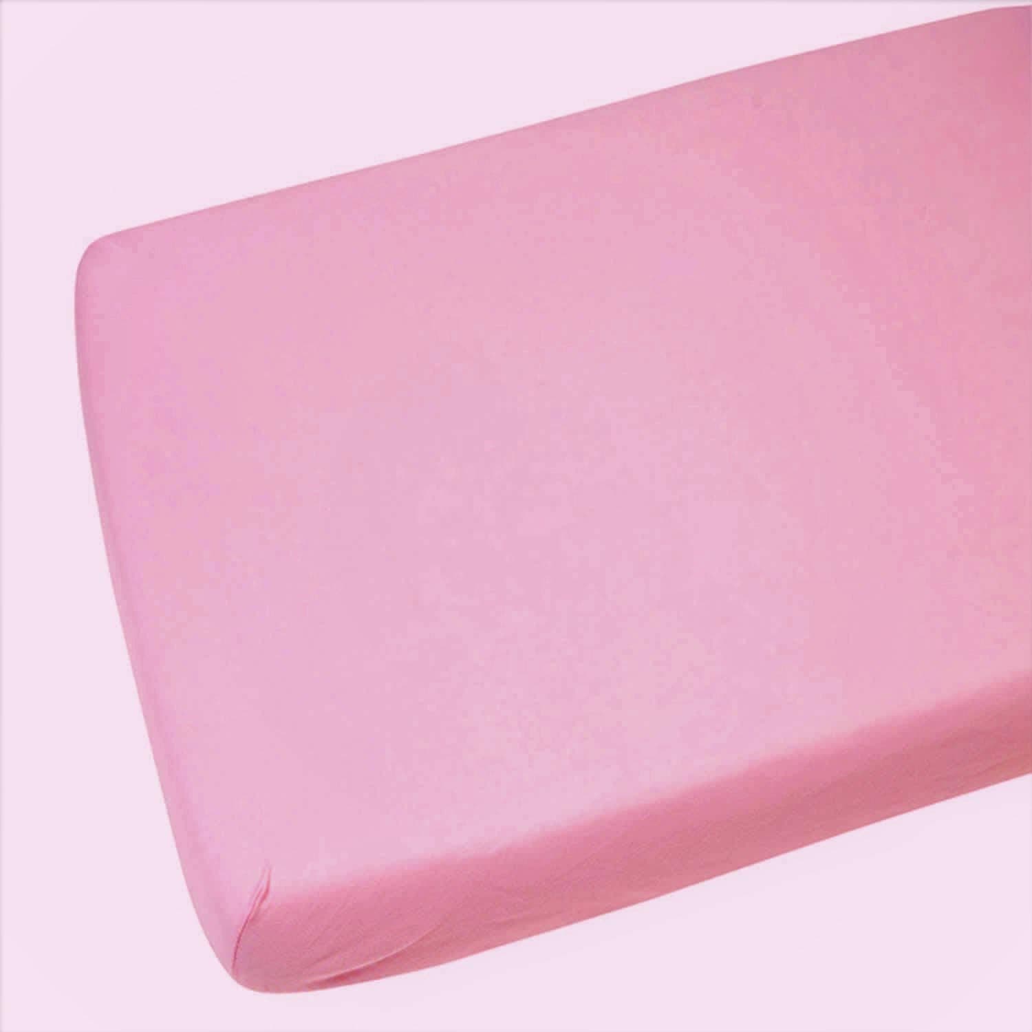 Sasma Baby 2 x Cot Fitted Sheets 100% Cotton Very Soft (60 x 120 cm)