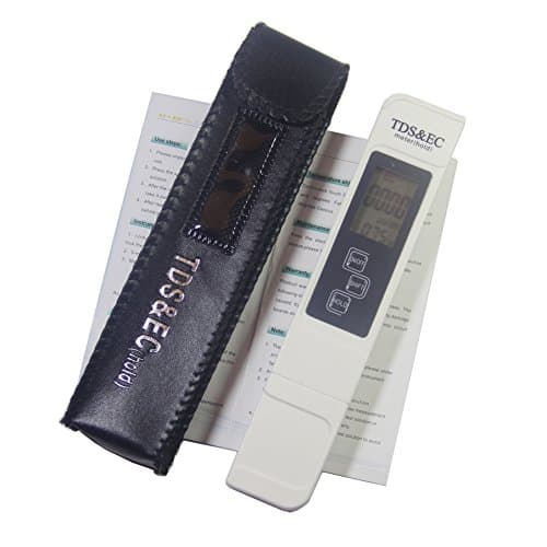 Boboai Digital Aid Professional Quality Water Test Meter. TDS, EC and Temperature Meter. 0-9990ppm. Accurate and Reliable Water Test Meter. Ideal For Drinking Water, Aquariums, Ponds.