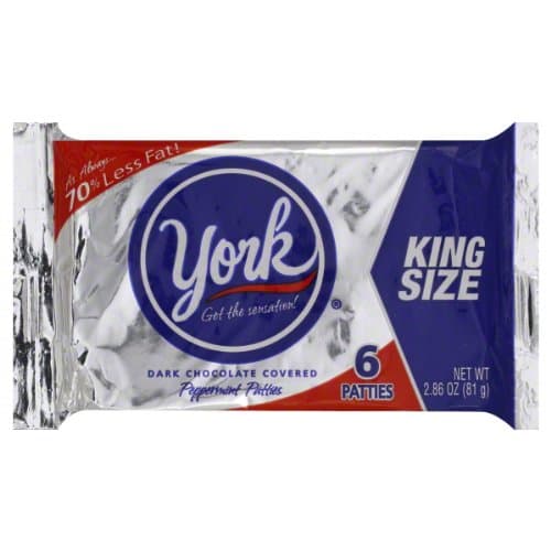 York Peppermint Patties - King Size (2.86 oz each) Pack of 3