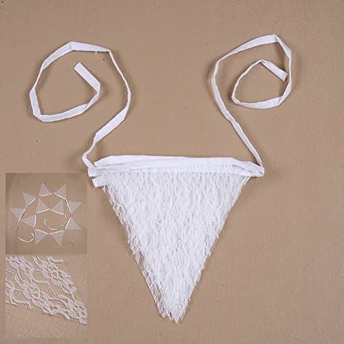 LADEY Pure Lace Triangle Pull Flag DIY Burlap Banner Gender Reveal Party Baby Shower Decorations