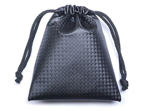 HieGi High Quality Black Soft Storage Bag Case for Earphone Earbud Bluetooth Headset