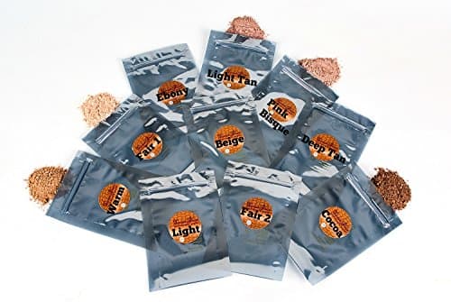 FOUNDATION REFILL (12g SIZE, LIGHT TAN) Mineral Makeup Matte Cosmetics Bare Face Sheer Powder Cover