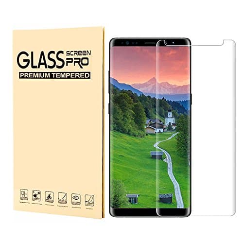 Samsung Galaxy Note 8 Screen Protector, coomice HD Clear,Anti-Bubble,9H Hardness, Anti-Scratch,Anti-Shatter,Anti-Fingerprint Tempered Glass Screen Protector for Samsung Galaxy Note 8