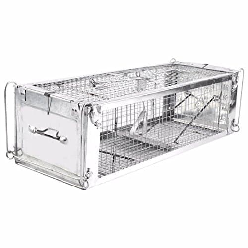 Corner Biz Garden - High Efficiency and Avoid Escaping Double Door Rat Cage Mice Rodent Repeller Catch Bait Hamster Mouse Trap Cage