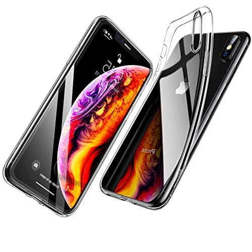 kezbiz Clear Case for iphone XS/X Case, Slim Soft TPU Case Flexible Silicone Cover for 5.8" iphone XS/X, Clear