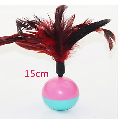 Charming Pink Funny Cat Catcher Teaser Wand