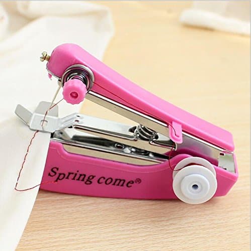 Hot Selling Useful Portable needlework Cordless Mini Hand-Held Clothes Fabrics Sewing Machine