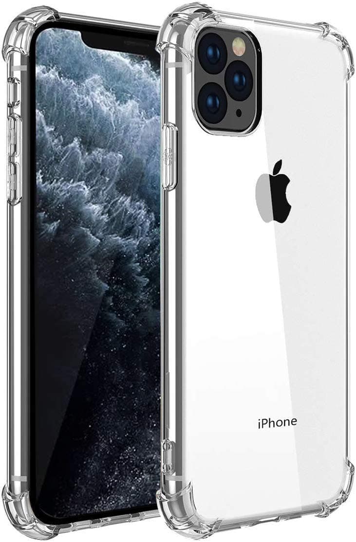 Bekhicc iPhone 11 Pro Case，Upgraded Add Shock Absorption Technology Bumper Soft TPU Clear Cover Case for Apple iPhone 11 Pro 5.8 inch (2019) -(Bright)