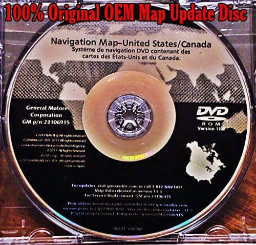 2007 2008 2009 2010 2011 CADILLAC ESCALADE ESV EXT ACADIA ENCLAVE TRAVERSE NAVIGATION MAP CD DVD 11.3 UPDATE OEM