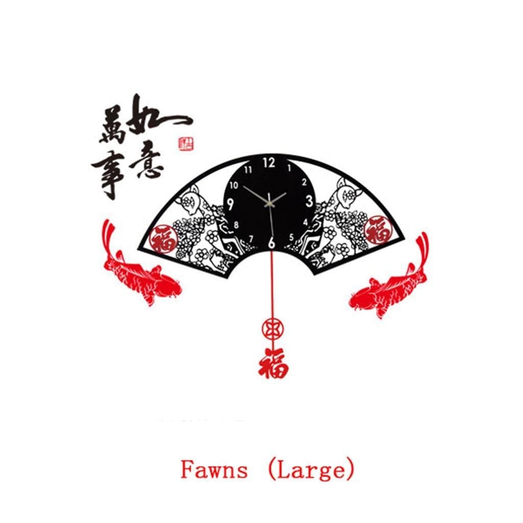 TOYM-Chinese Modern Minimalist Style Pendulum Clock Creative Clock Mute China Quartz Clock