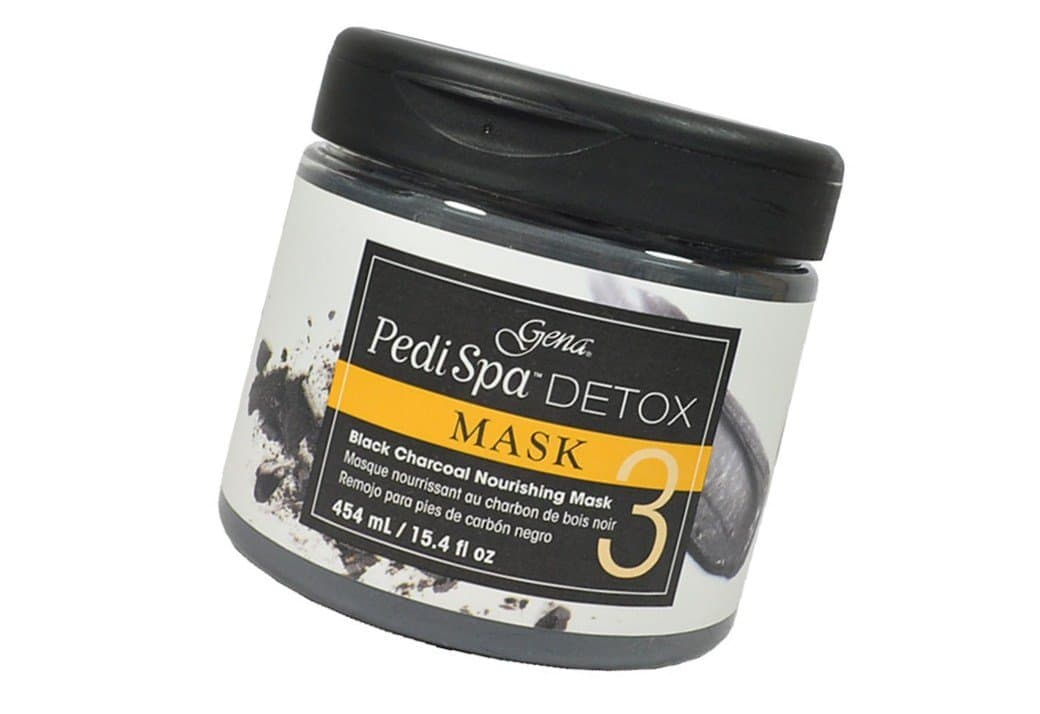 Gena PediSpa Detox MASK Black Charcoal Assorted Luxurious mask enriched with black charcoal coats the skin with a luxurious formula - Size 15.4 oz / 454 g