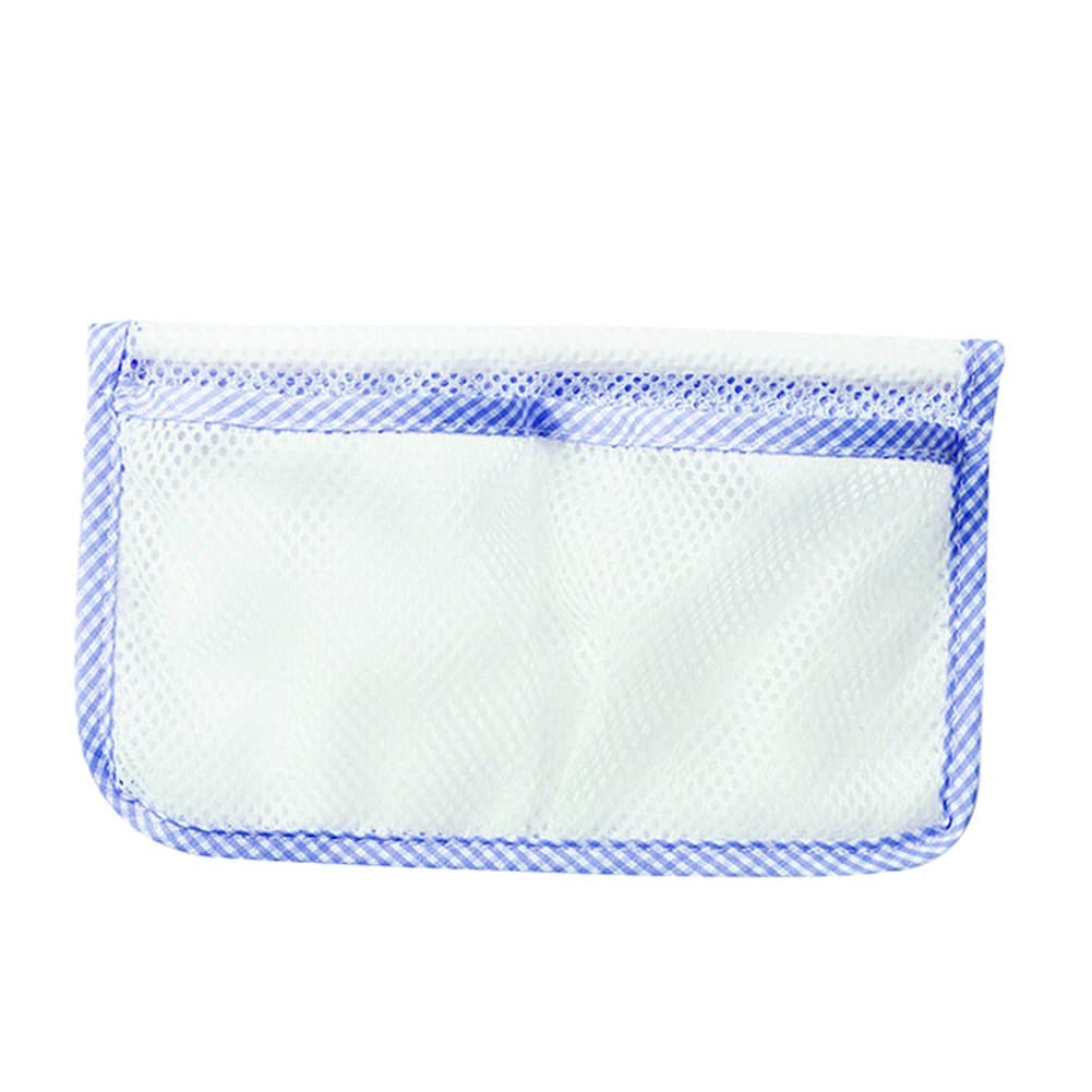 Colorido Home Kitchen Refrigerator Practical Hanging Mesh Bag Storage Pouch Organizer size Medium (Blue)