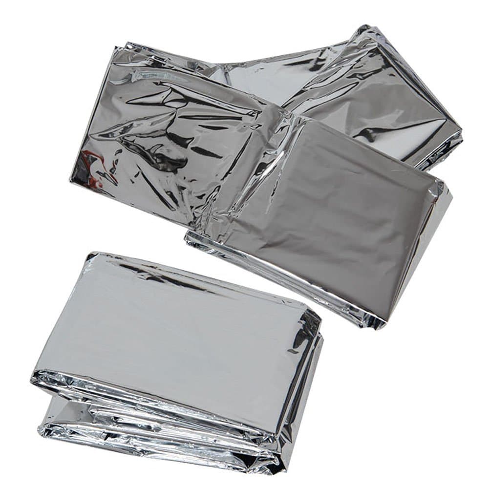 ETopstech Emergency Survival Mylar Thermal Blankets(2 Pack)