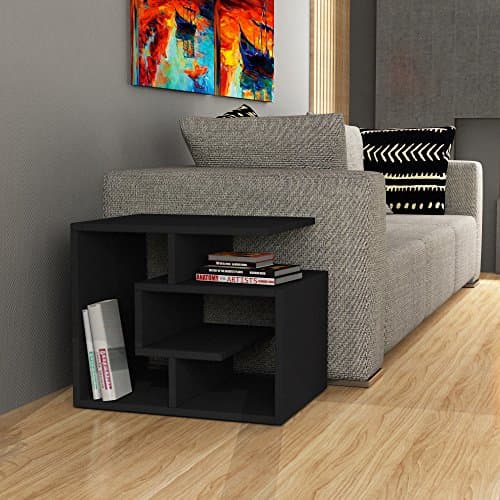 Labirent Coffee Table Black h:17.7" w:21.6" d:15.7"