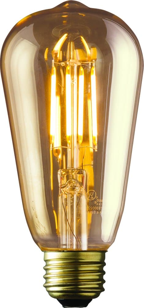 12-Pack Archipelago Dimmable LED Filament Vintage Edison ST21 Light Bulb, 2 Watt, Medium Standard Base (E26), 2200K (Amber Glow), Omnidirectional, UL Listed