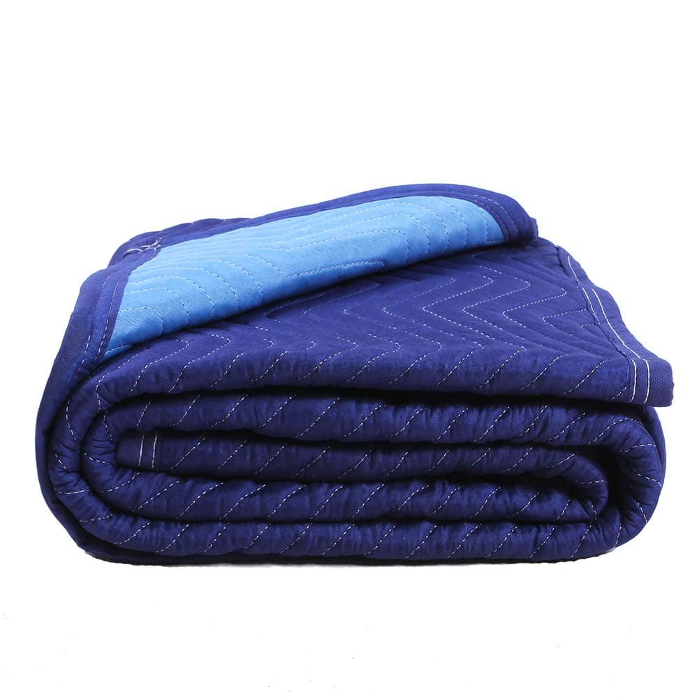 SOMIDE Luxury Blue Moving & Packing Blankets, Multi-Purpose for Pet Supplies, Sound Barrier, Hunting and Outdoor