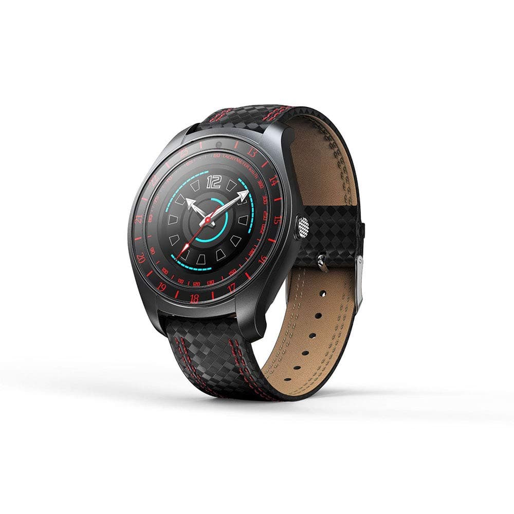 ZMDHLY Smart Watch Men's Android SIM Card Camera Waterproof V10 Blood Pressure Heart Rate Fitness Smart Watch Bluetooth Speaker Sports Watch with Camera,Red