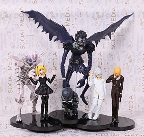 6x Death Note L Killer Ryuuku Rem Misa Amane PVC Action Figure Animal Model Toy by starboyz