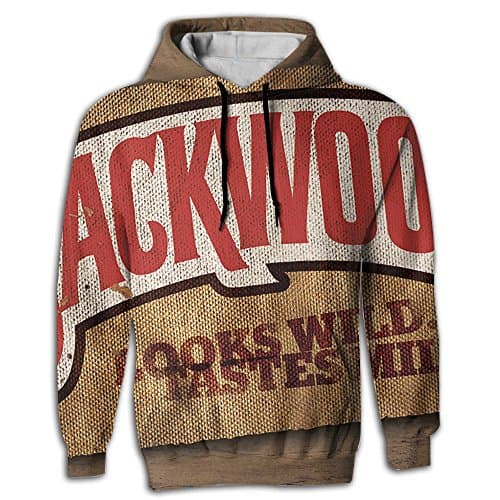 Adult's Pullover Hooded Sweatshirt With Pockets 3D All Over Print Backwood Cigars Design For Men Women