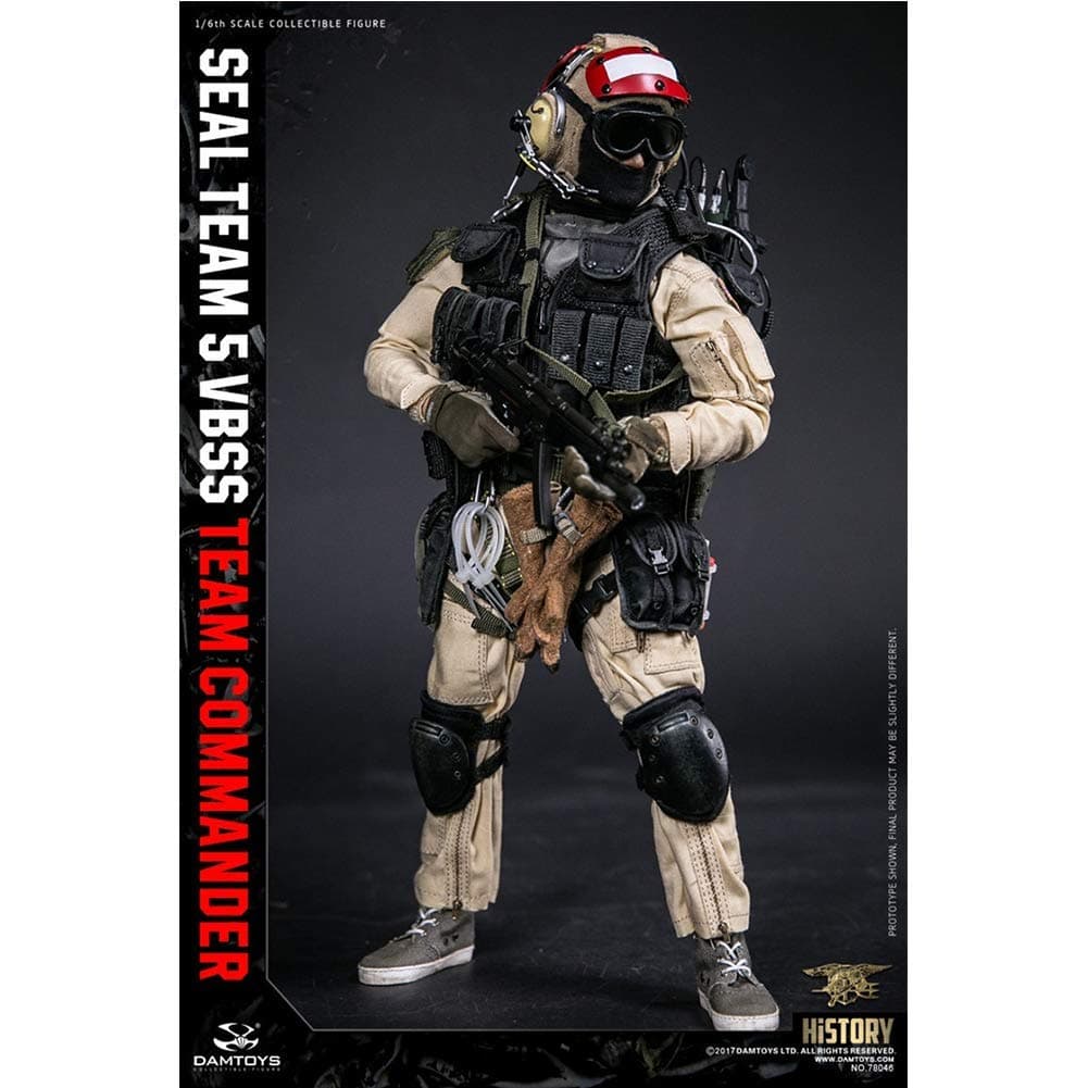 NEDTO Model 1/6 Seal 5 Team VBSS Team Captain & Commander Soldier Model Mannequin Movable for VERYCOOL Hottoy PHICEN