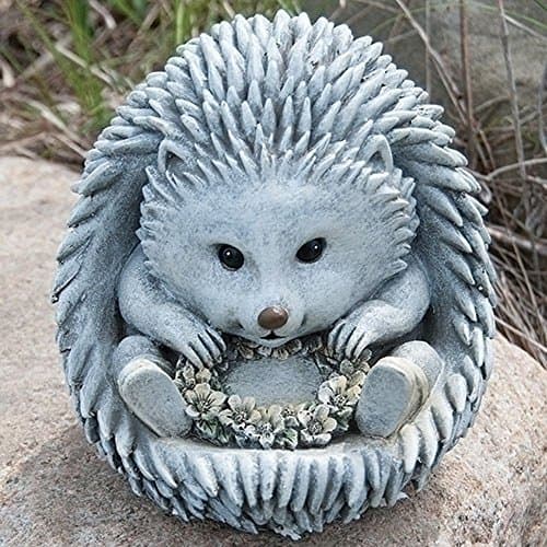 Hedgehog in Rainboots Garden Statue, 7.5".
