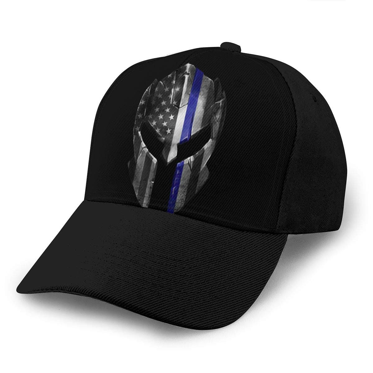 Thin Blue Line Spartan Helmet Adjustable Baseball Cap