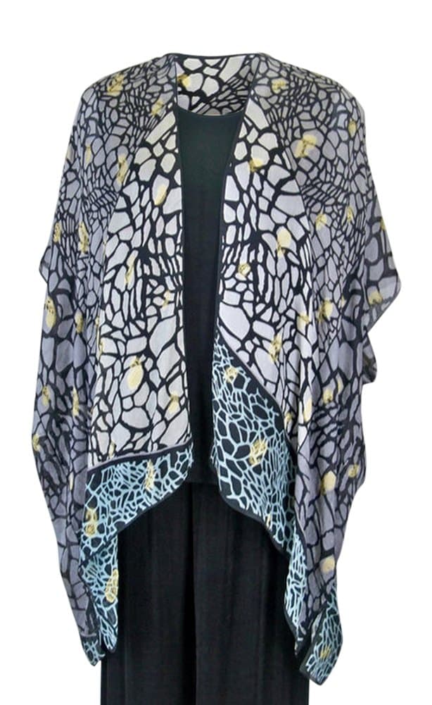 Women's Butterfly Wing Silk Long Kimono Jacket Oversized One Size Plus