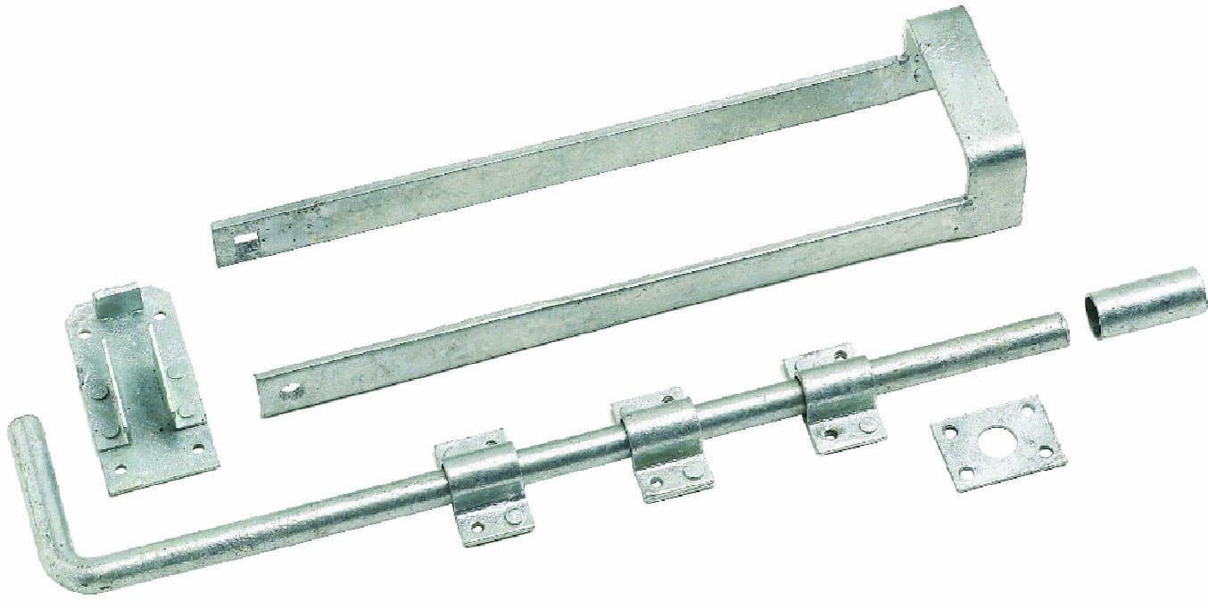 Eliza Tinsley Galvanised Double Gate Fastener Set