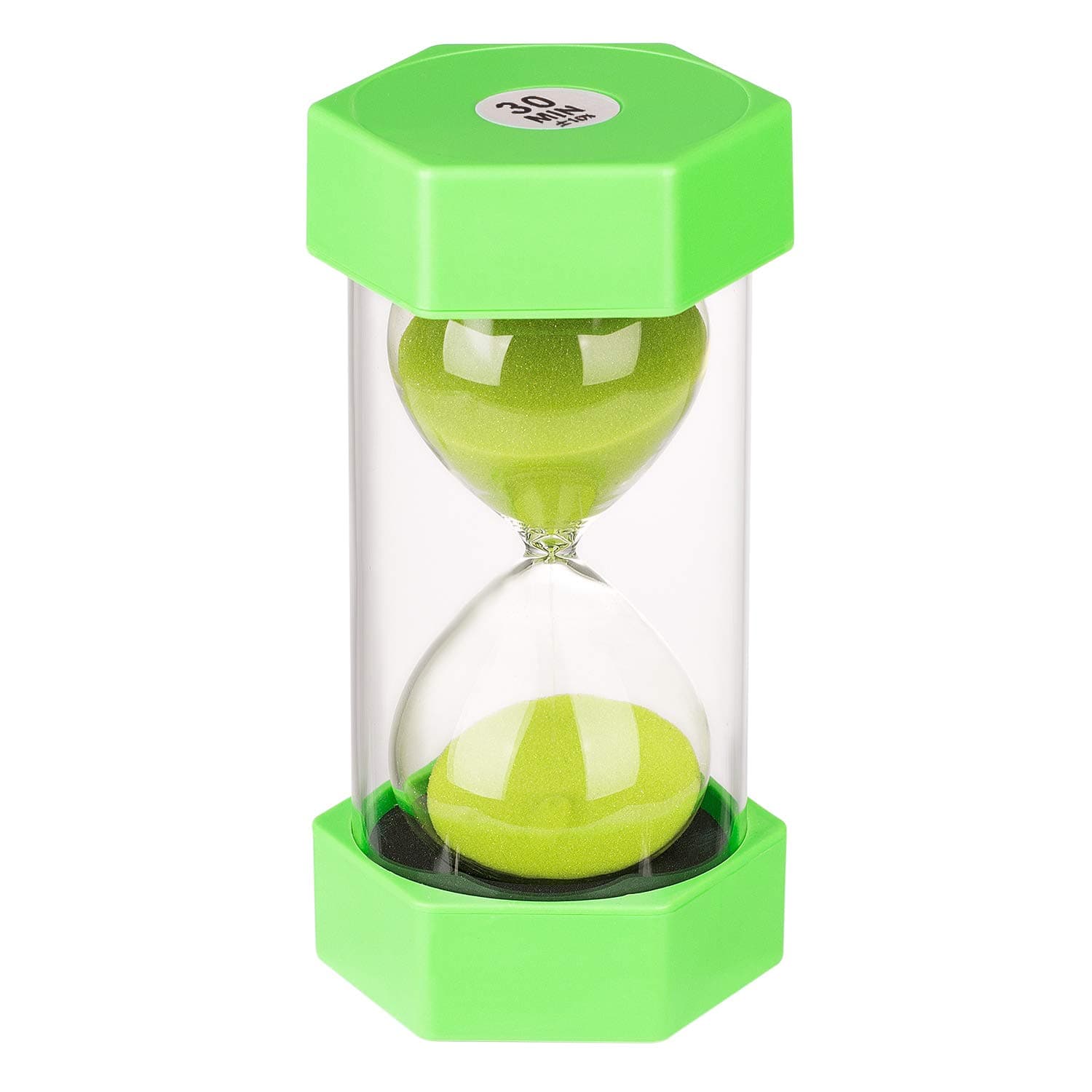KSMA Sand Timer 30 Minutes Hourlass Timer,Colorful Sandglass Timer for Kids,Office,Classroom,Kitchen,Games,Toothbrush Timer Clock