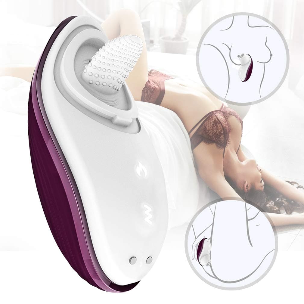 Wireless Mini Invisible 7 Licking Strapless Stimulator Strap on Panty vǐbradors Excited Toy for Woman,USB Rechargeable Tshirt